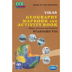 Vikas Geography Mapbook and activity Book Std 7 |
